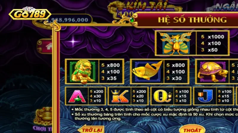 Bí quyết chơi game kho tàng ngũ linh Go789 hiệu quả