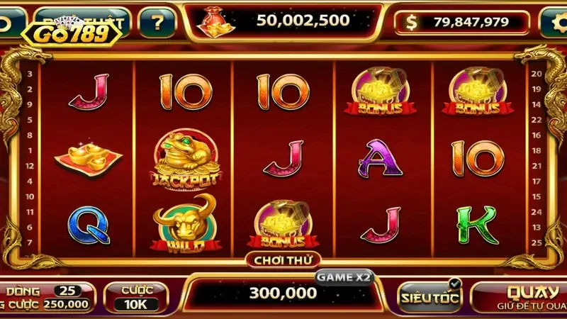 Hướng dẫn cơ bản khi chơi nổ hũ thần quay Go789