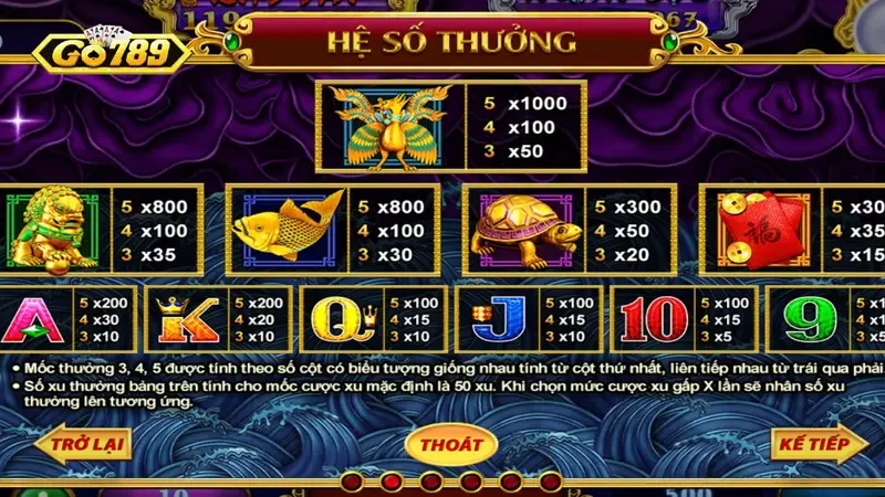 Những cuộc phiêu lưu trong kho tàng ngũ linh Go789